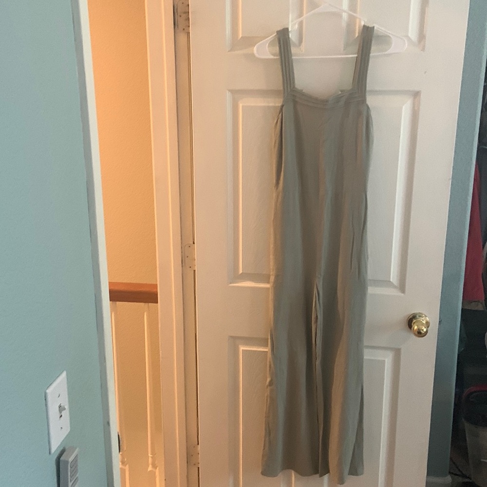 Sage green size small. Tags on